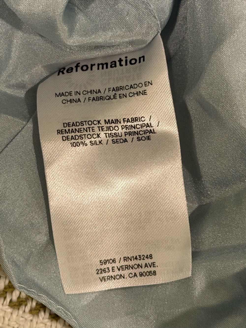 Reformation Holt Top Halter Tank Silk Size Small - Picture 7 of 7